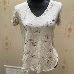 White Dynamite Floral Top Size M